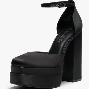Black Platform Heels sz 7.5